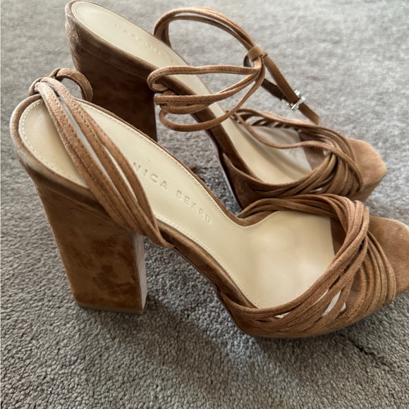 Veronica Beard Fletcher Ankle Strap Platform Heel-8 - Picture 5 of 9